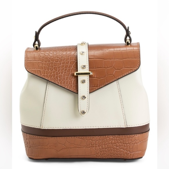 Leather Crystal Studded Backpack - Picture 1 of 9